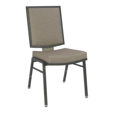 China Hotel Chair 18 Sizes 20*40mm Steel Tube Hotel Metal Fabric Hotel Banquet Chair for sale