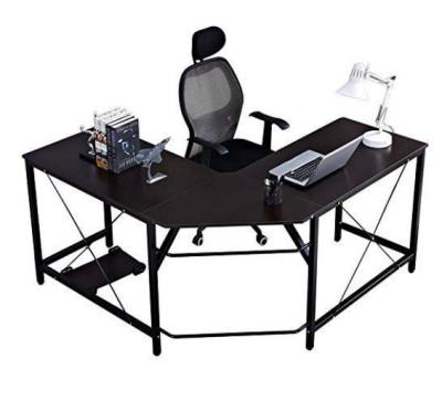 China Smart Adjustable Computer (Height) L Shape Foldable Furniture Home Office Computer Desk for sale