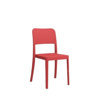 China Wholesale New Design Restaurant Outdoor Furniture Garden Stackable Plastic Chair for sale