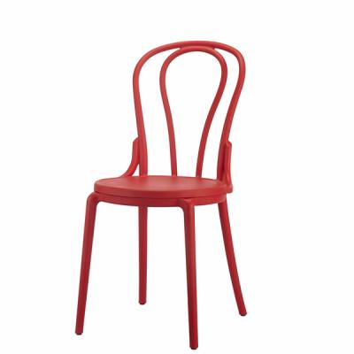 China Durable Plastic Outdoor Garden Chair / Plastic Thonet Chair Thonet Chair for sale