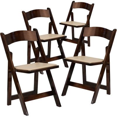 China Modern High Quality Wooden Folding Chairs for Garden Banquet and Event for sale