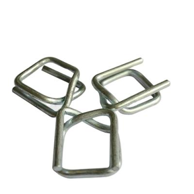 China bandage & Packaging High Quality Metal Buckles Metal Wire Metal Clips For Plastic Strapping for sale