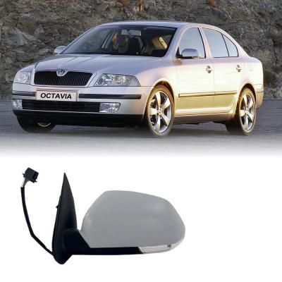 China POWER adjusted high quality power with turn signal light car side mirror rear view mirror to OCTAVIA 2004-2013 SKODA for sale