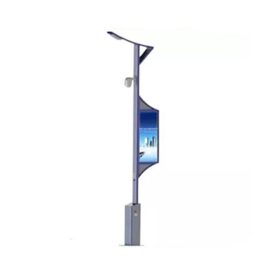 China P5 Outdoor High Quality Street Light Pole Led Display Pole Wifi/3G 4G Wireless Advertising Smart Led Screen Panel for sale