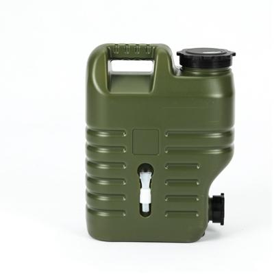 China Sustainable 12L Wide Mouth Portable Outdoor Camping Plastic Water Container With Faucet for sale