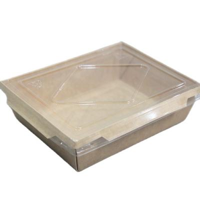 China Disposable Biodegradable Paper Box Biodegradable Printed Fast Food Packaging for sale