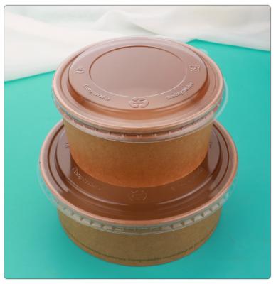 China Disposable Biodegradable Compostable Non Spill Food Grade PET PP Pla Lid For Takeaway Packaging for sale