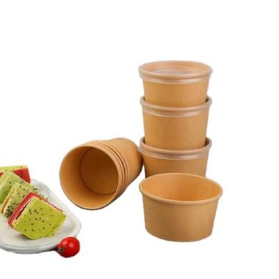 China Customized Packing Thick Cup Soup Bowl Soup Bowl Wrapping Paper Packing Paper Packing Box Bowl Packing Soup Bucket for sale