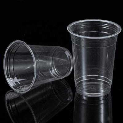 China Disposable Reusable Biodegradable Stored Eco Friendly PLA Disposable Clear Plastic Cup for sale