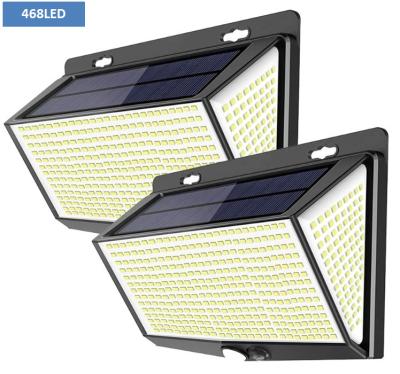 China New Arrival SMD2835 PIR Motion Sensonr Control IP65 ABS LED Outdoor Waterproof Solar Wall Light for sale