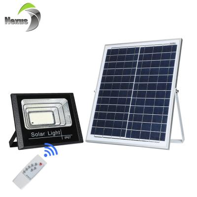 China Easy Mounted Outdoor Garden Control Modern Park ABS Waterproof 20 40 60 100 150 200 300 W Led Solar Flood Light for sale