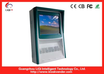 China Traffic Department Vandal Proof Outdoor Touch Screen Kiosk With Alcohol Tester for sale