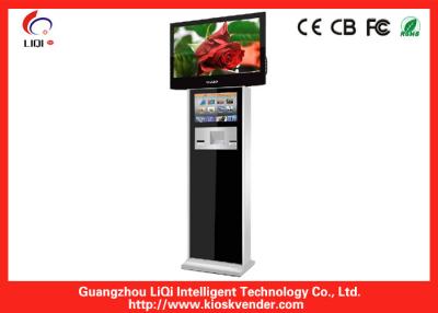 China Quiosco interactivo de la pantalla táctil de la pantalla dual del LED/quiosco de la firma digital en venta