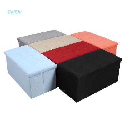 China Wholesale Viable Fashion Home Storage Organization CS-113 Foldable Cloth Storage Box With Lid for sale