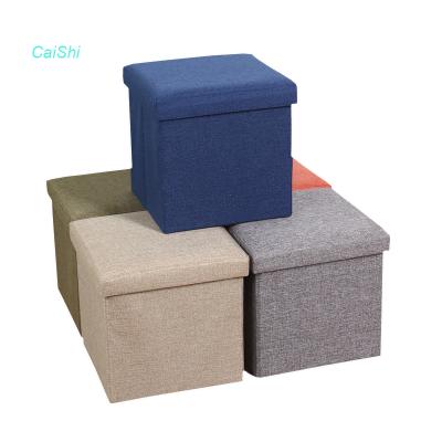 China Viable Fabric Organizer Storage Cube Storage Boxes Foldable Trash Cans for sale