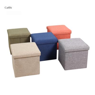 China Cheap Sustainable Home Bedroom Furniture Foldable Kids Toy Storage Box With Lid for sale