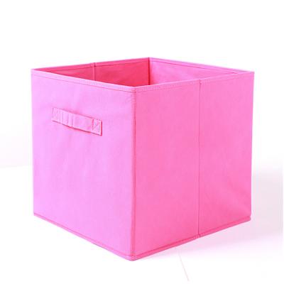 China High Quality Home Viable Storage Cloth Bedroom Toy Organizer Folding Box for sale