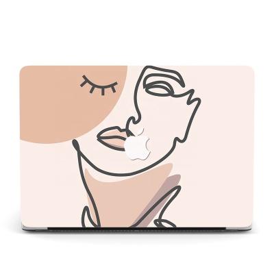 China 3D Human Face Abstract UV Printing 3D Laptop Cover Custom UV Printed Case For MacBook Pro for sale