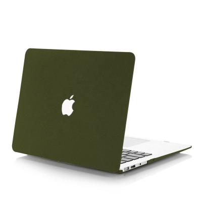 China Logo Cut Plastic Quicksand Soft Quicksand Cover Macbook Pro 2019 Touch Bar Matte Logo Case for sale