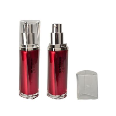 China Triangle Plastic Cosmetic Serum Airless Pump Bottle 15ml for sale