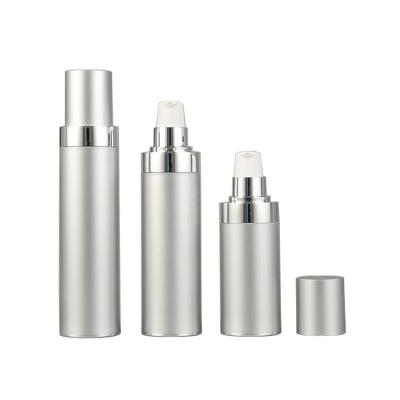 China Matte Gray Plastic PP Skincare Airless Lotion Bottle 60ml 120ml With Pump for sale