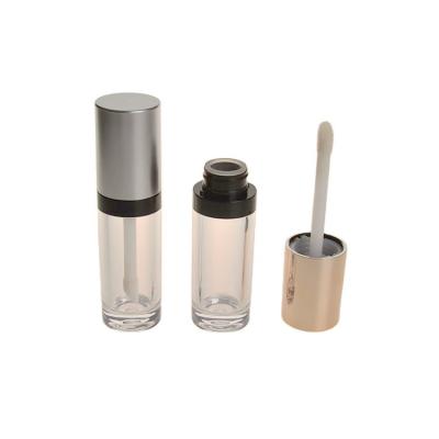 China zylinderförmiges Rohr-Luxuslipgloss-Behälter des Lipgloss-15ml mit silbernem Deckel zu verkaufen