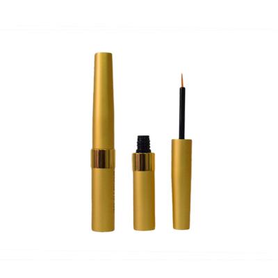 China Luxus-einzigartige Matte Gold Empty Eyeliner Tube-Flasche der Runden-4ml zu verkaufen