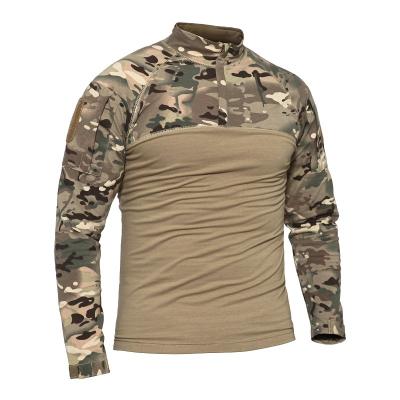 China Newest Design Top Quality Mens Breathable Jungle Shirt Field Army Long Tactical Shirt for sale