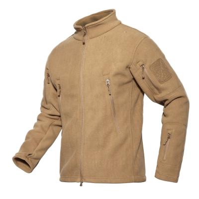 China TAD Men Warm Pockets Cuffs Full-zip Elasticized Fleece Zippered Outdoor Warm Fleece Jacket for sale