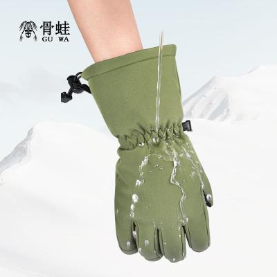 China Full Finger Tactical Warm Waterproof Windproof Gloves Antiskid Climbing Camouflage Outdoor Hunting Mittens for sale