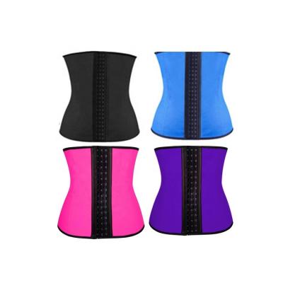 China Neoprene breathable navel boby shaper girdles Colombian hot sale sexy women waist trainer with hooks for sale