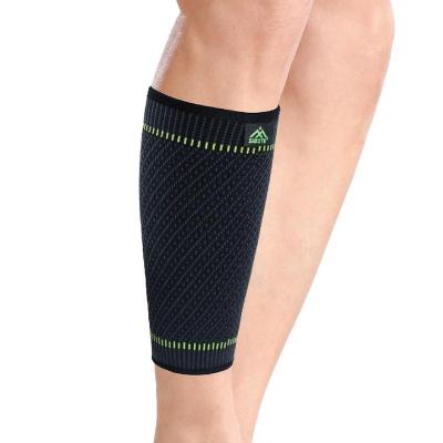 China Custom Knitted New Design Nylon Compression Calf Sleeve Comfortable For Safety for sale