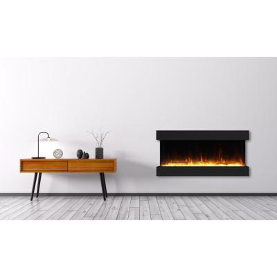 China Modern Popular 3 Side Decor Hotel LUXSTAR Home Bilateral Electric Fireplace Insert Electric Fireplace for sale