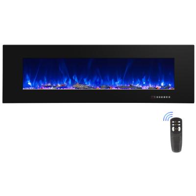 China Hotel Luxstar Factory Direct Wholesale Modern Decorative Wall Mounted Electric Fireplace for sale