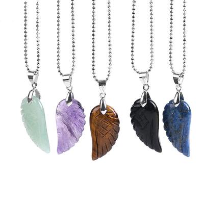 China XUNBEI 2022 fashion jewelry popular wholesale fashion Korea environmentally friendly sublimation Angel Wing Necklace for sale