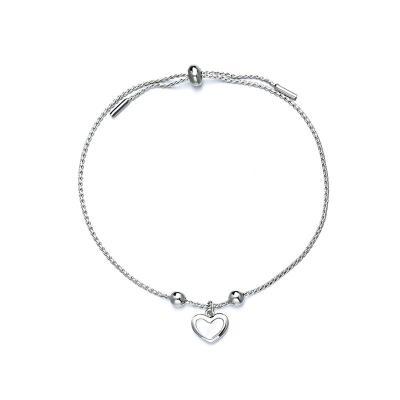 China XUNBEI 2021 New Trendy Trendy Fashion Link Jewelry Heart Popular Bracelets For Women for sale