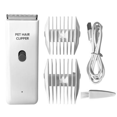 China Viable Rechargeable Ceramic Blade Electric Pet Hair Clippers Trimmer for Cat and Dog for sale