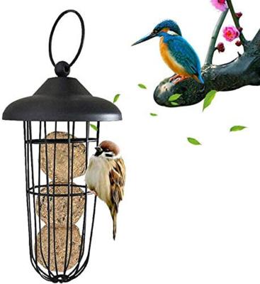 China Wholesale Squirrel Proof Metal Squirrel Proof Bird Ball Holder Automatic Hanging Feeding Tool for sale