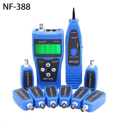 China Universal Ethernet LAN Phone Audio Cable Network Tester NF-388 with 8 ends NF-388 for sale