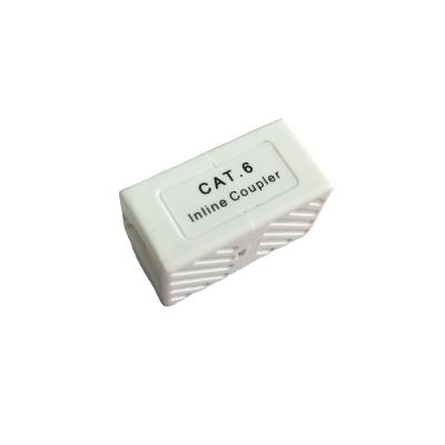 China UL94V-2 PC Factory Wholesale Cheap Mini Cat 6 Integrated Coupler For Lan Ethernet Cable Extender for sale