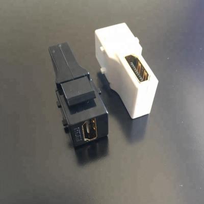 China audio & H-D-M-I Rectangle Trapezoidal Video 90 Degree Jack Female To Female Coupler Adapter for sale