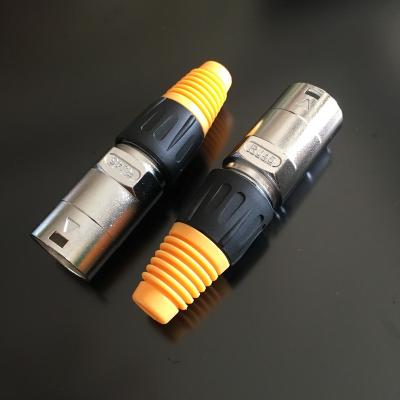 China Pinnuo RJ45 Metal Zinc Alloy Waterproof Connector Male Plug IP65 RJ45 Waterproof Plug for sale