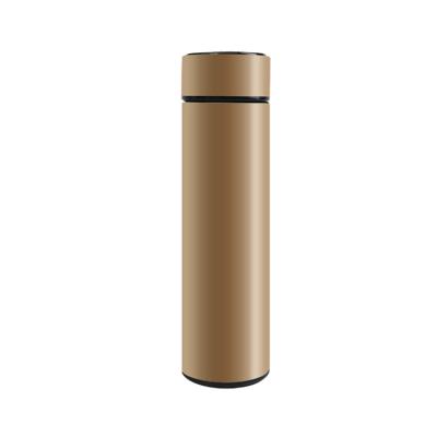 China Durable Portable Double Insulation Vacuum Cup 304 Stainless Steel Wall LED Temperature Display Thermos Mug for sale