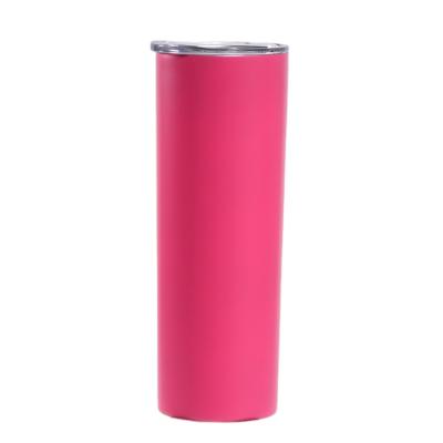 China High Quality 20oz Insulation Slim Body Double Wall Stainless Steel Durable Upright Water Cup Bottle In Car for sale