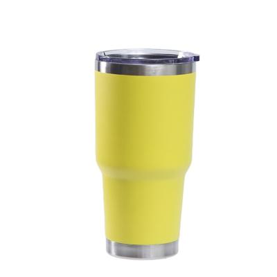 China Sustainable Durable 304 Stainless Steel Vacuum Insulated Beer Tumbler Water Bottle Mugs With Lid for sale