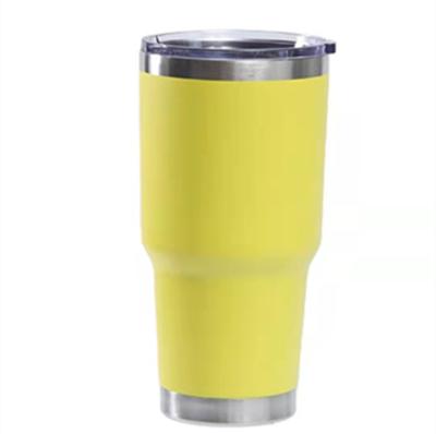 China Factory Direct Wholesale 30oz White Stainless Steel Travel Mugs Sustainable Double Wall Vacuum Mug for sale