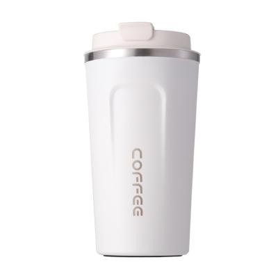 China Wholesale Sustainable High Quality 2 Section Stainless Steel Coffee Travel Mug Water Double Wall Mug for sale