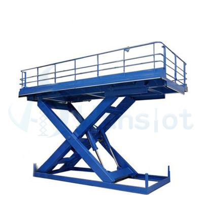 China Widely Stationary Platform Low Type Electric Scissor Lift for sale