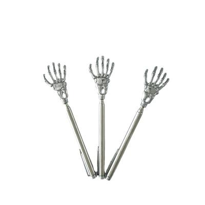 China Good Quality Back Body Stainless Steel Hand Tickler Stick Pocket Telescopic Extendable Skeleton Scratcher for sale