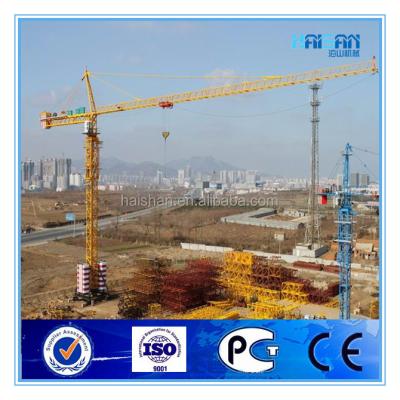 China HS5510 tower crane--6t mobile tower crane for sale